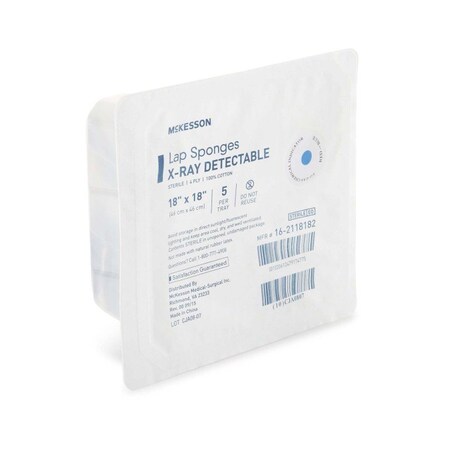 Mckesson Laparotomy Sponge, 18 x 18 Inch, 100PK 16-2118182